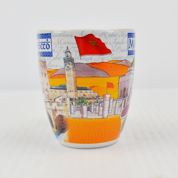 Espresso Morocco Cup Mug Spoon Original Box Espresso Coffee Mini Mug - NEW