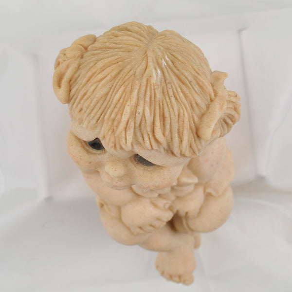 Caroline Quarry Kids Girl Shelf Sitter Second Nature Design 2001 Whimsical Stone
