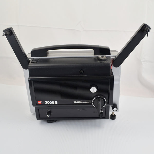 GAF Super 8 Movie Projector 2000S Powers On, Light, Tape Spins, Not Fully Tested