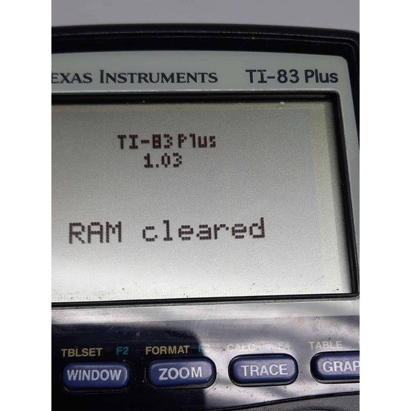 Texas Instruments TI-83 Plus Graphing Calculator With Cover Parts / Repair  1189