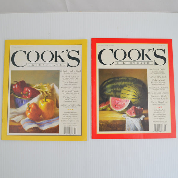 Lot Of 12 Cook's Illustrated Magazines 2004, 2006, 2007 - Excellent Condition