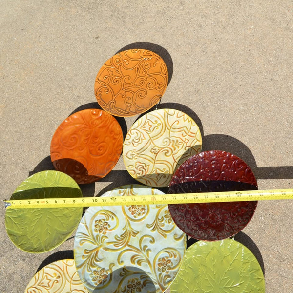 Large Metal Wall Art - Earth Tones 26 X 45