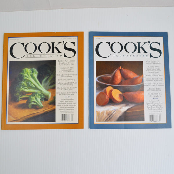 Lot Of 12 Cooks Illustrated Magazines 2010, 2013 Complete - Excellent Condition