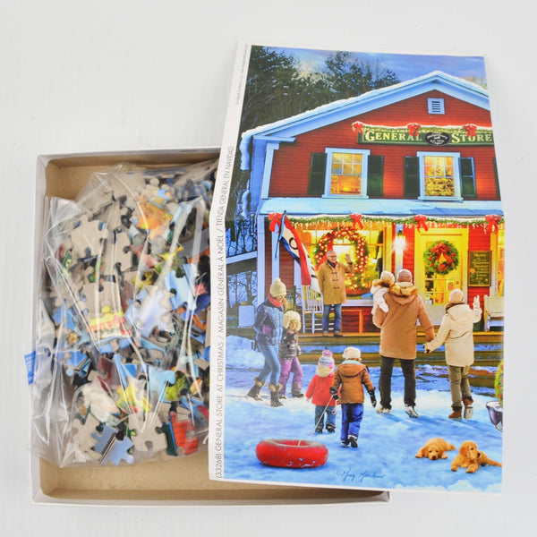 Country Life - General Store at Christmas - 500 Piece Buffalo Jigsaw Puzzle