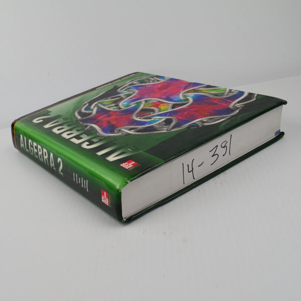Glencoe Algebra 2 by Carter, Cuevas, Day, Malloy - Common Core - Hardcover (W)