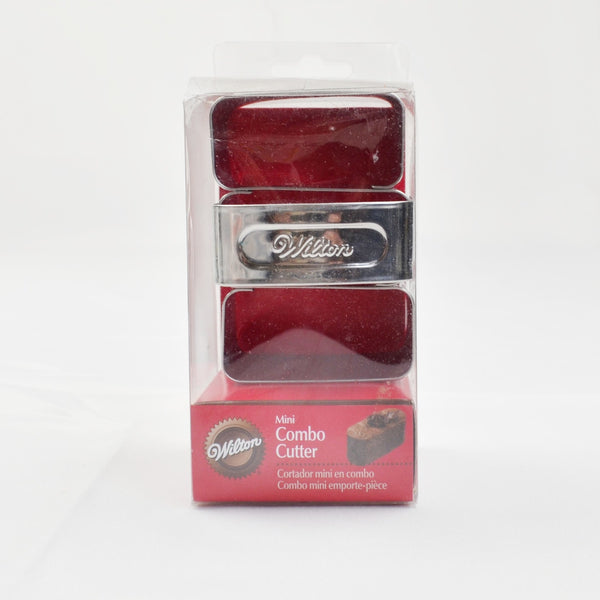 Wilson Mini Combo Cutter Finger Sandwiches, Brownies, Metal Cookie Cutter