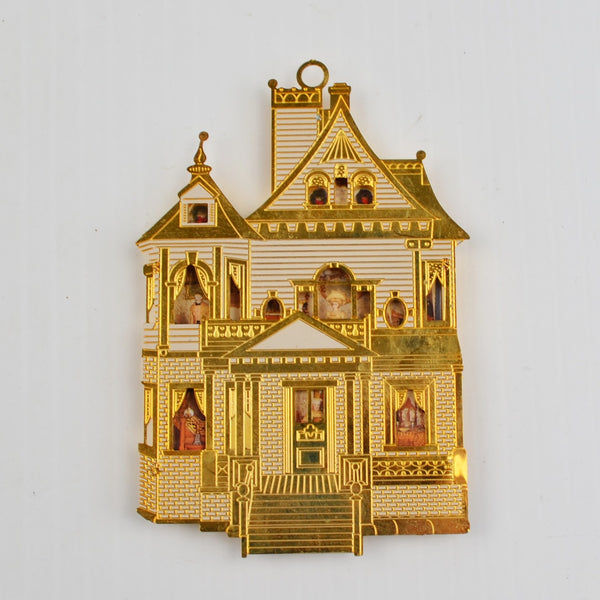Vintage Bing & Grondahl The First Victorian Doll House Christmas Ornament