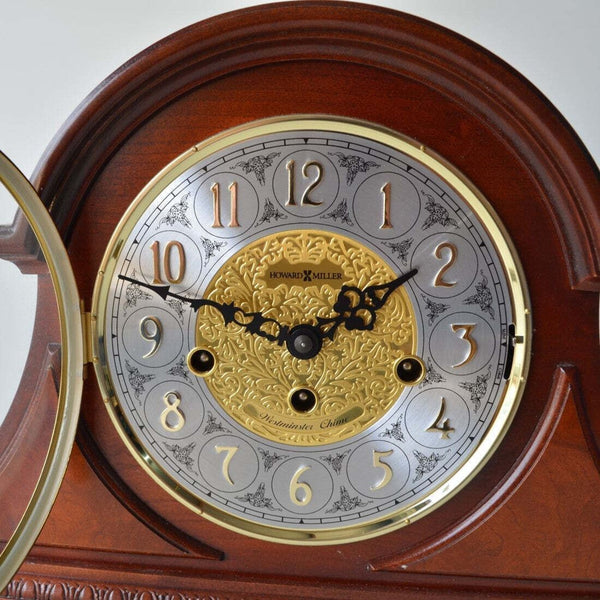 Howard Miller Barrett II Key Wound Chiming Mantel Clock - Westminister Chimes