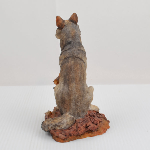 Hamilton Wolf Sculpture Figurine Timid Trio, Wolves of the Wilderness Collection