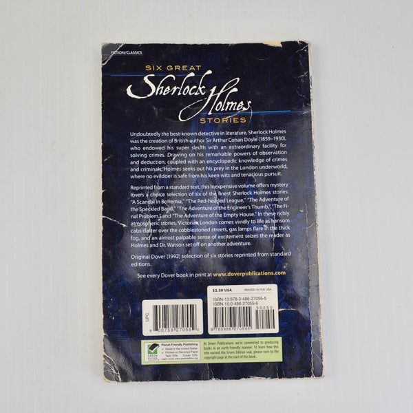 Six Great Sherlock Holmes Stories by Sir Arthur Conan Doyle - Dover Thrift Ed.
