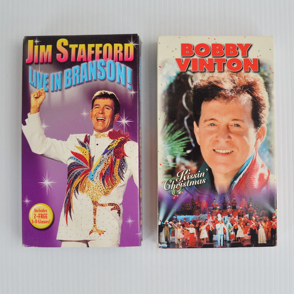 Lot of 11 Vintage BRANSON MISSOURI SOUVENIR VHS - Mel Tillis, Bobby Vinton
