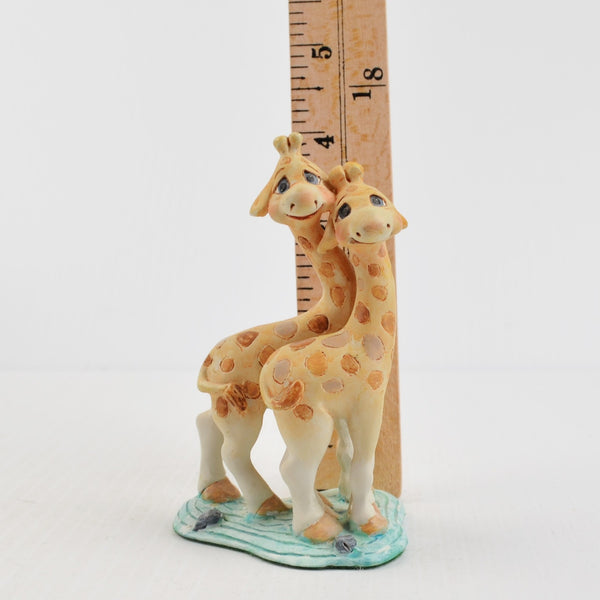 Dreamsicles Giraffe Pair Figurine from 1998 Cast Art Noah’s Ark Set 10557
