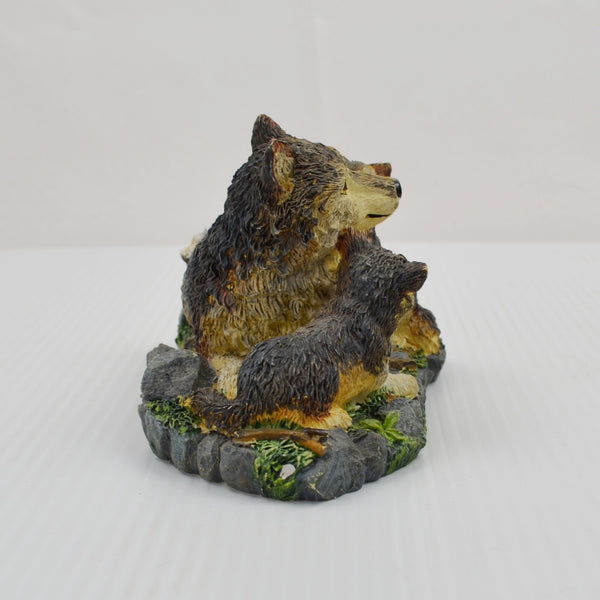 Wolf Pack Family Figurine North American Wildlife Collection Decor - Russ Berrie