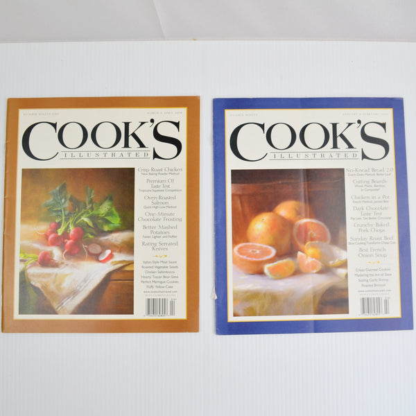 Lot Of 13 Cooks Illustrated Magazines 2008, 2009 Complete Plus American Classics