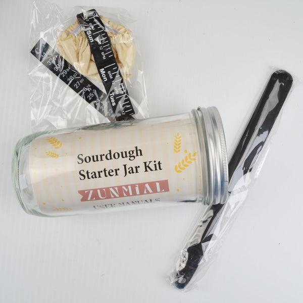 Sourdough Starter Jar 24oz Sourdough Bread Baking Supplies Fermentation Kit