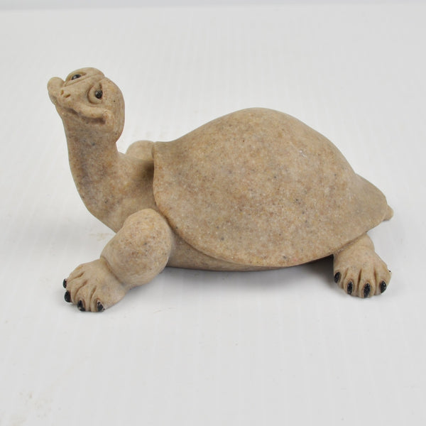 Quarry Critters Turtle Figurine "Todd" 2000 Crawling Second Nature Design