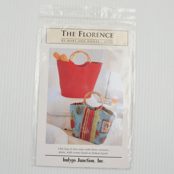 Lot of 2 Indygo Junction Sewing Patterns - Bags, Totes, Purses - CUT