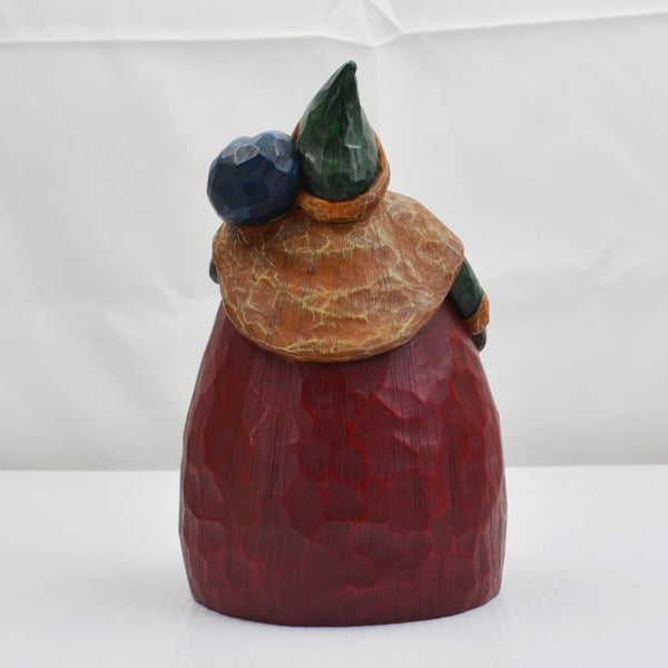 Jim Shore Heartwood Creek Santa With Bag Quilted 2002 Vintage 8.5” - In Box