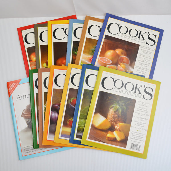 Lot Of 13 Cooks Illustrated Magazines 2008, 2009 Complete Plus American Classics