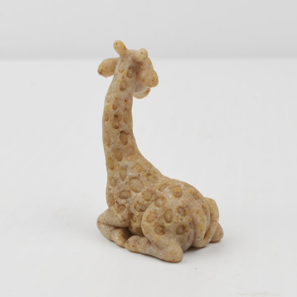 Second Nature Design Quarry Critters Mini Giraffe, Lion, Zebra Figurines - RARE