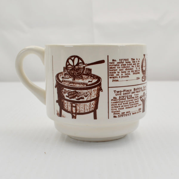 Vintage Sears Roebuck & Co. Catalog 1906 Coffee Mug Ceramic Tea Cup