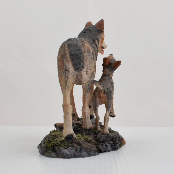 Hamilton Wolves of the Wilderness Collection Figurine Wolf Pups First Adventure