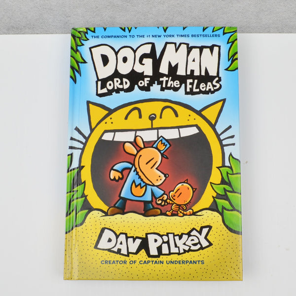 Dog Man by Dav Pilkey - Lot of 5 Books - Cat Kid, Fetch-22, Unleashed, Fleas