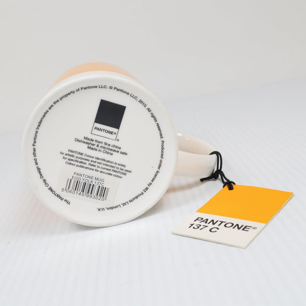 Pantone Coffee Mug - 137 C - Egg Yolk Orange, Sunset, Marmalade - Factory Second