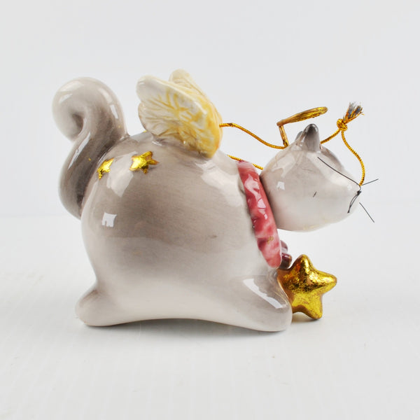 Dillard's Trimmings Cat Bobble Head Christmas Ornaments - Set of 3