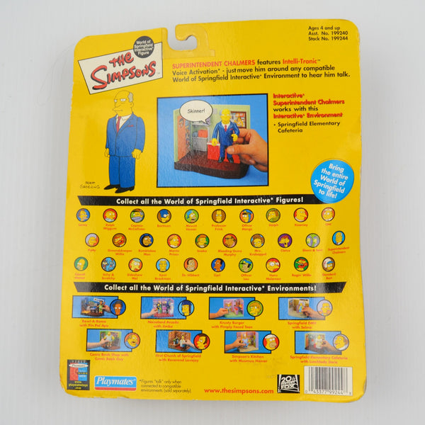 The Simpsons Superintendent Chalmers Action Figure MIB Series 8 Playmates - New