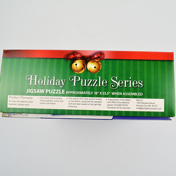 Springbok Holiday Puzzle Series - Snowman Hot Chocolate 1000 Piece Jigsaw Puzzle