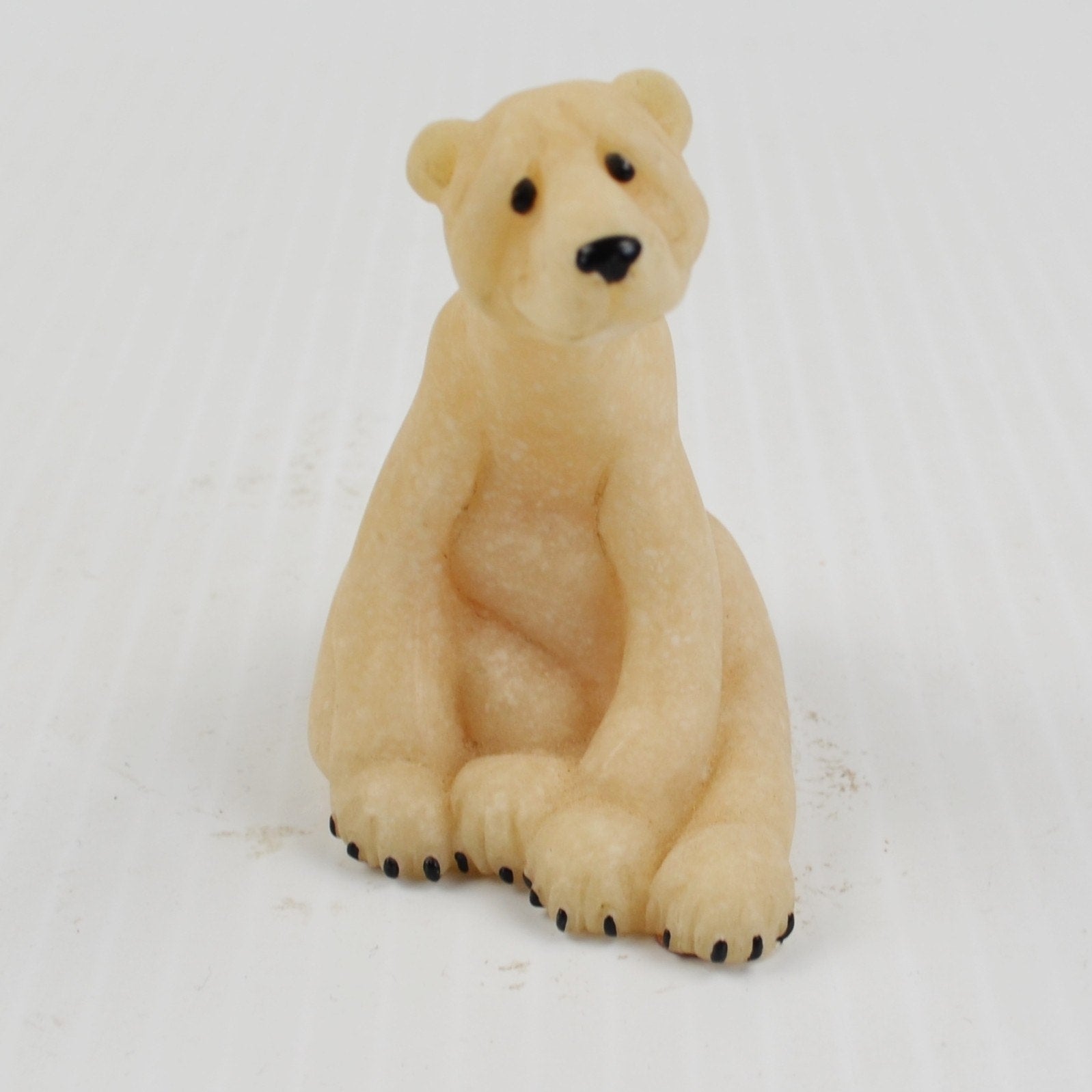 Quarry Critters Polar Bear Paulie - Sitting Figurine 2000, Second Nature Design