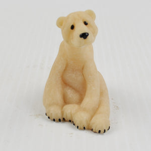Quarry Critters Polar Bear Paulie - Sitting Figurine 2000, Second Nature Design