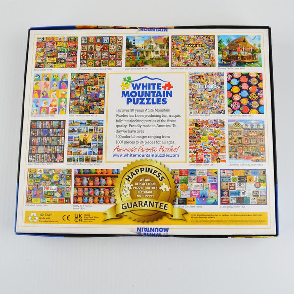 White Mountain Collage Puzzle - Peanut Butter & Jelly 1000 Piece Jigsaw Puzzle