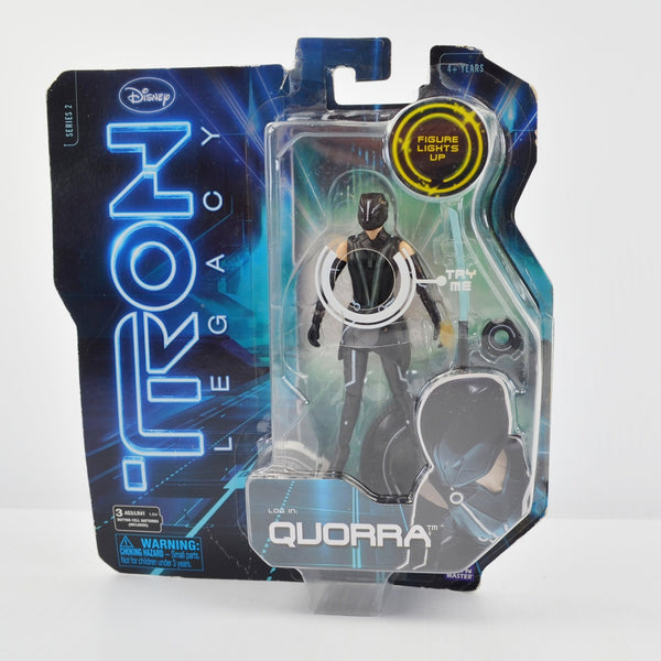 2010 Spin Master Disney's TRON LEGACY Movie 4" QUORRA Figure Complete