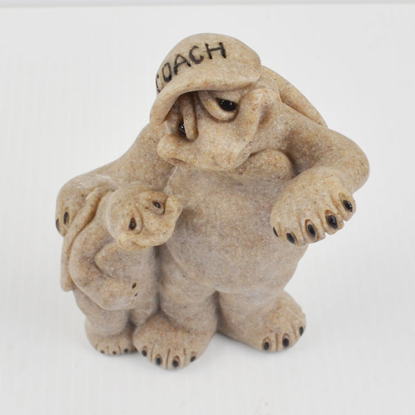 Quarry Critters Turtle Figurine "Telly & Tug" 2004 Cousins, Coach, Father & Son