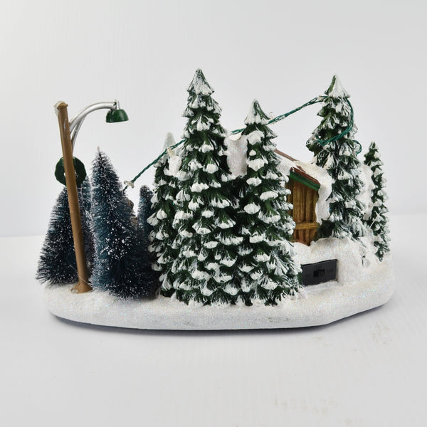 Holiday Time Village Christmas Tree Lot - LED Lights, Sounds 8 Christmas Carols