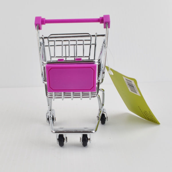 Realistic Mini Metal Shopping Cart Purple - Use with Mini Brands, Elf on a Shelf