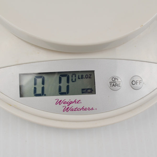 Vintage Weight Watchers Electronic Food Scale - Round White Scale