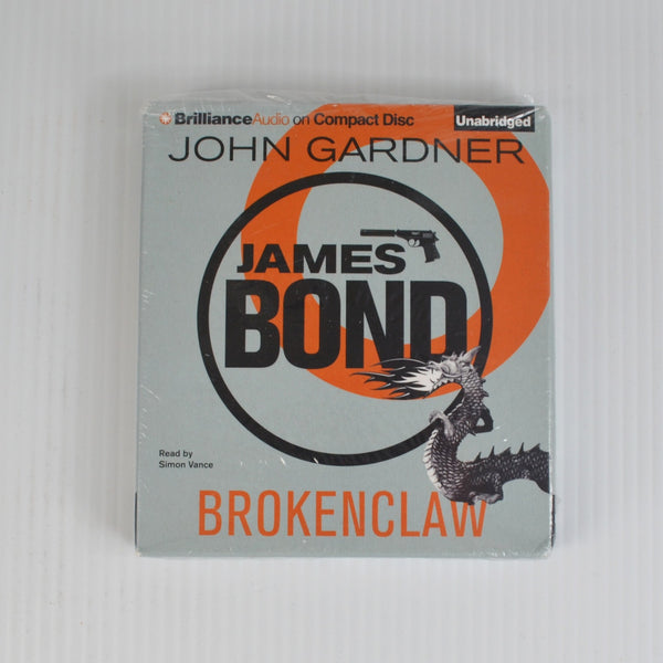 James Bond: Brokenclaw by John Gardner - A 007 Novel - CD Audio Book NEW SEALED
