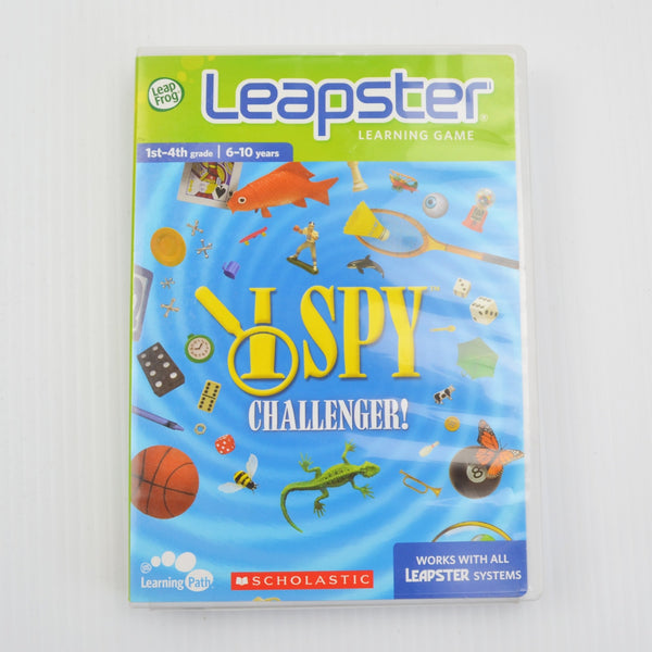 5 Lot Leap Frog Leapster Game Cartridges - Dora, Nemo, Up, Disney Fairies, I Spy