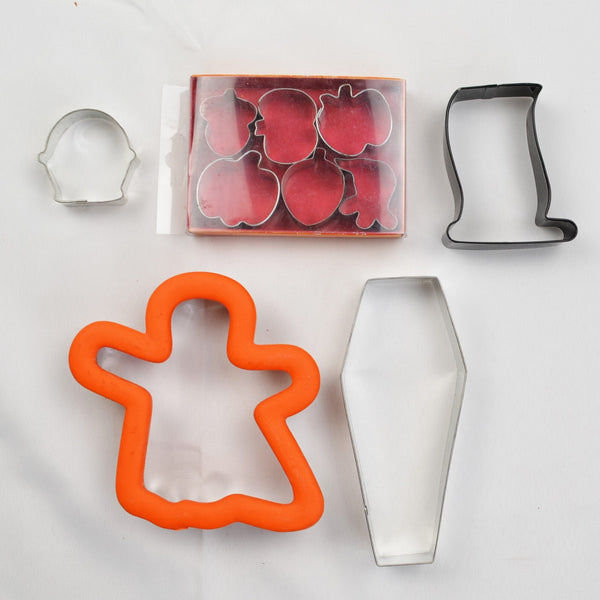 Wilton Comfort Grip Ghost Cookie Cutter Lot Autumn Halloween Fall + Miniatures