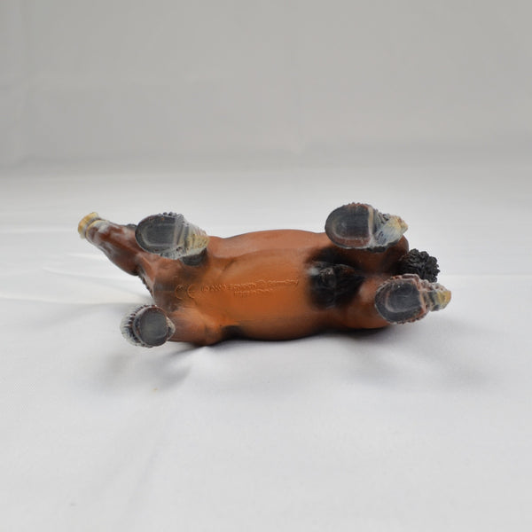 Vintage Schleich Clydesdale Bay Brown White Black Horse Figure Draft Horse 2000