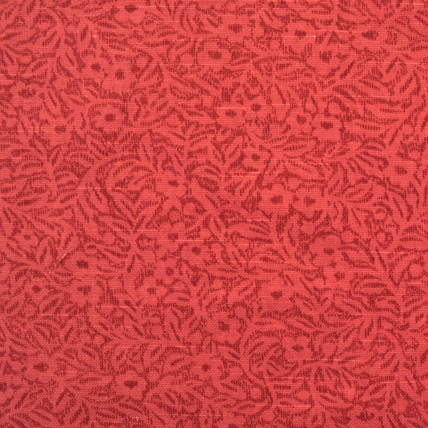 Covington French Countryside Rust Red Floral Drapery Fabric Diary-83 Width 26"
