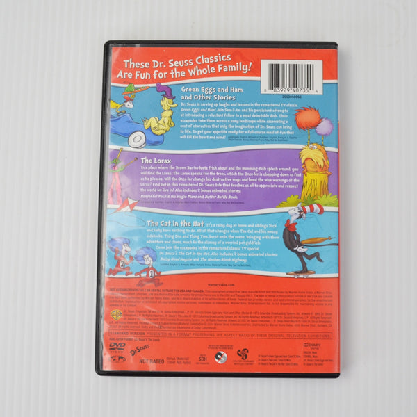 Dr. Seuss 3-DVD Collection: Cat in the Hat, Green Eggs & Ham, Lorax - 9 Specials