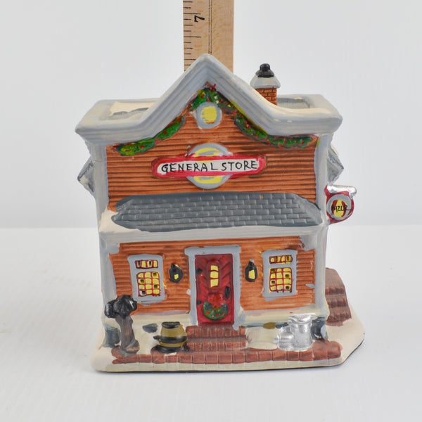 Christmas Village Collection General Store Porcelain House - No Light Cord