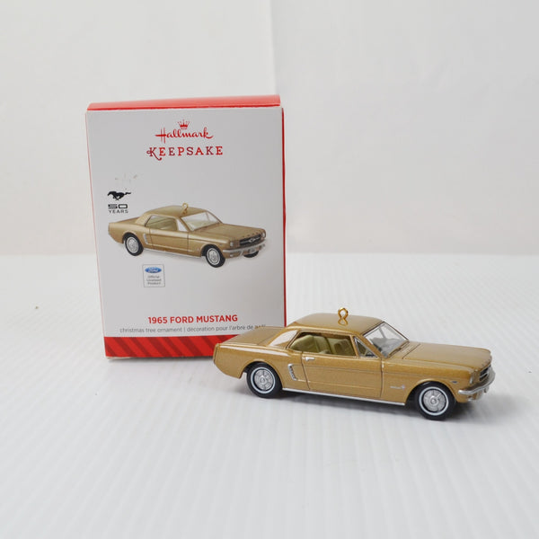 Hallmark Classic Car Lot of 4  Keepsake Christmas Ornaments Ford Mustang, Buick