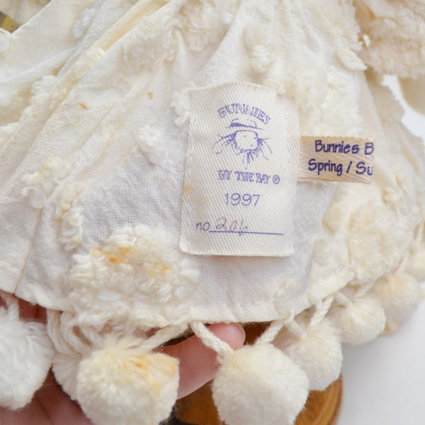 Bunnies By The Bay Bunny - Cricket - Cream Pom Pom Fringe - Spring / Summer 1997