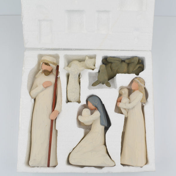Willow Tree Nativity Figurine 6 Piece Set Susan Lordi 1999 Demdaco 26005 In Box