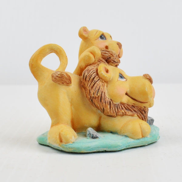 Dreamsicles Lion Pair Figurine from 1998 Cast Art Noah’s Ark Set 10557